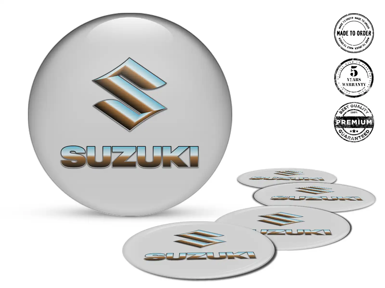 Suzuki Dekoration auf Rädern Silikon-Sticker-Ausgabe